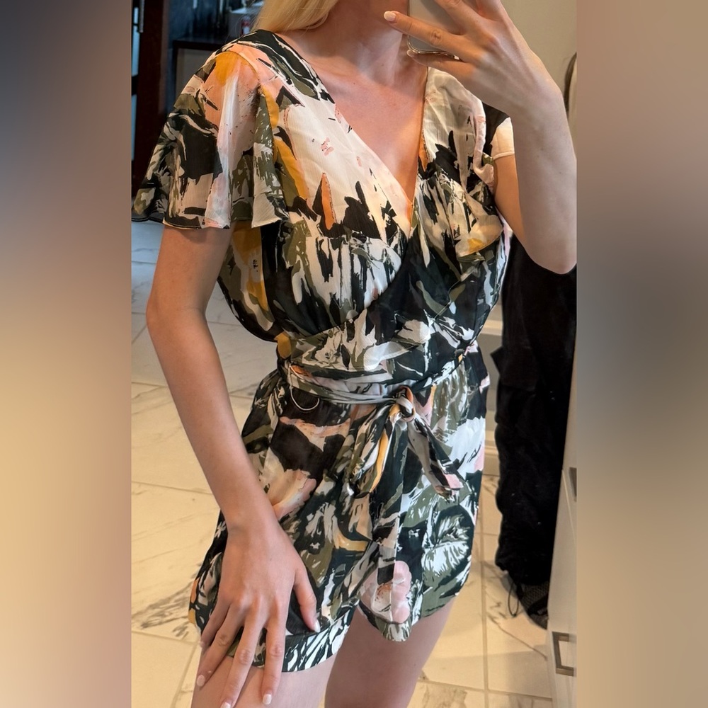 Floral Wrap Dress